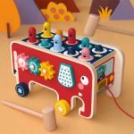 Elephant Pounding Game: Fun Montessori Activity for Babies and Toddlers